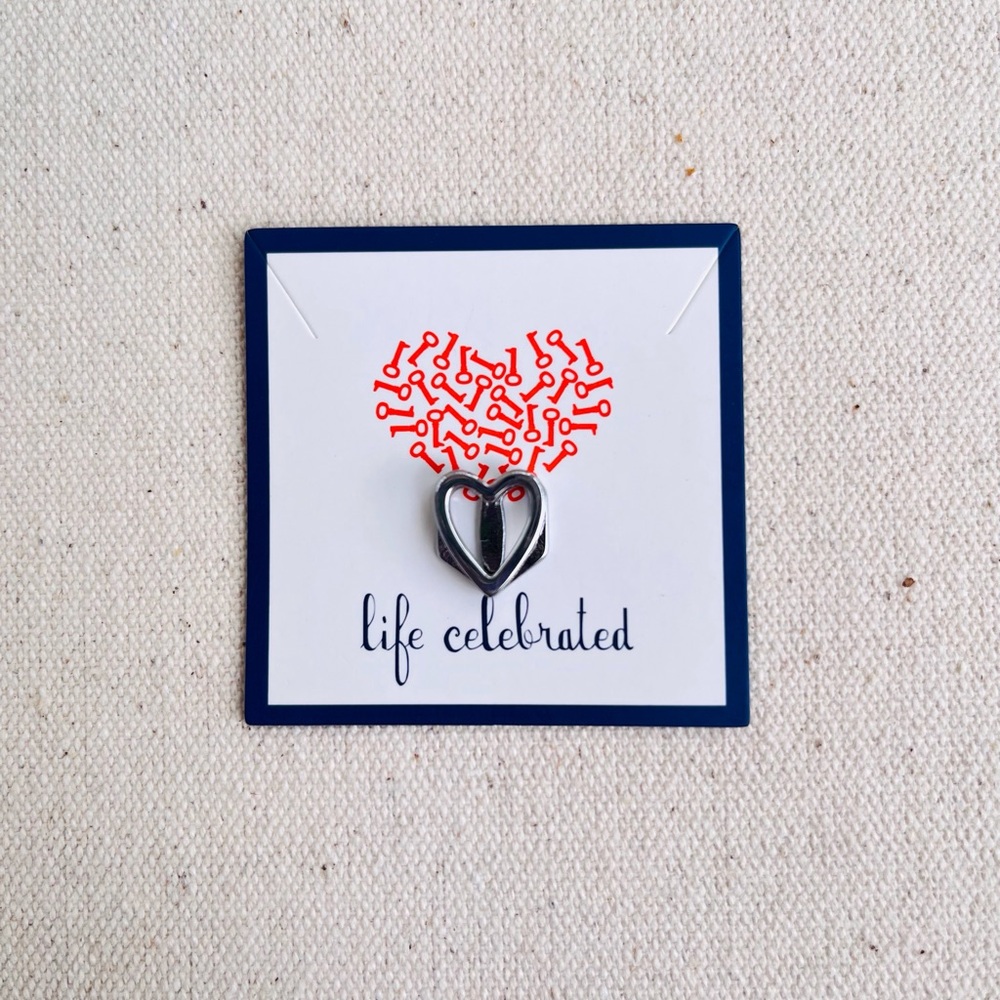 *Keep Collective Charm* Retired Open Heart Silver